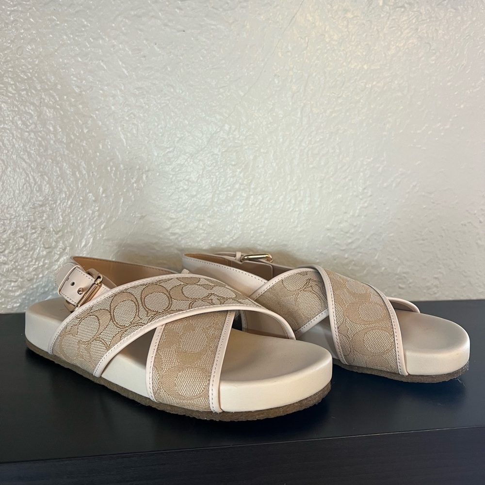 Coach Women’s Adora Signature Sandals - Picture 4 of 11